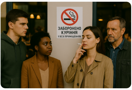 Куріння у громадських місцях, місцях загального користування