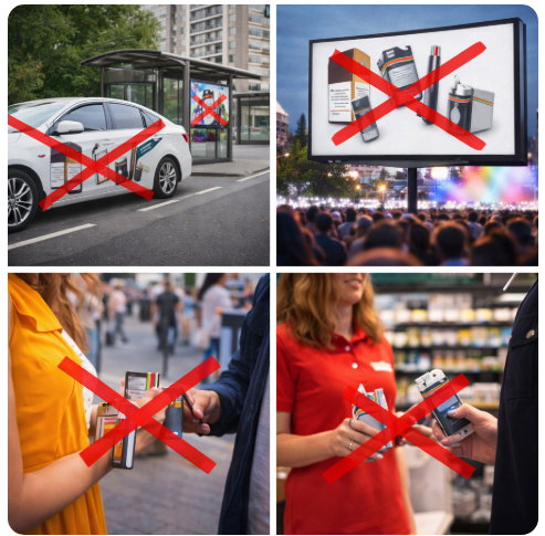 Куріння у транспорті загального користування (всіх видів)